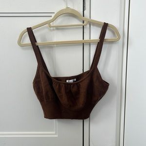 Reformation cashmere tank top, size M